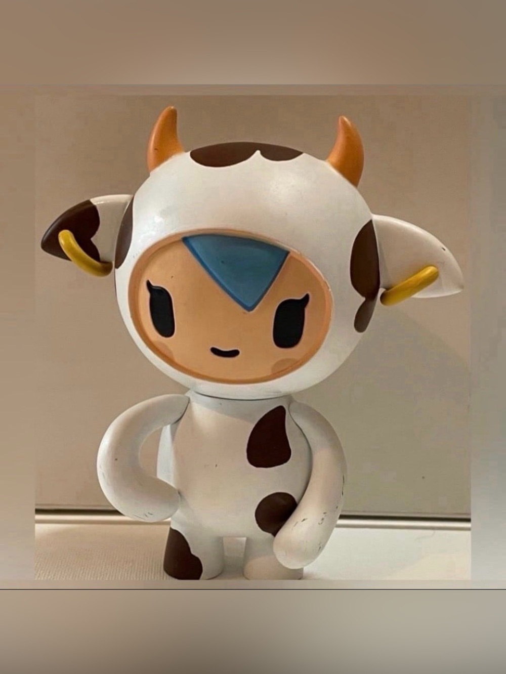 Rare Y2K Tokidoki Moofia Mozzerella 6" Vinyl Action Figure Toy Strangeco 2006